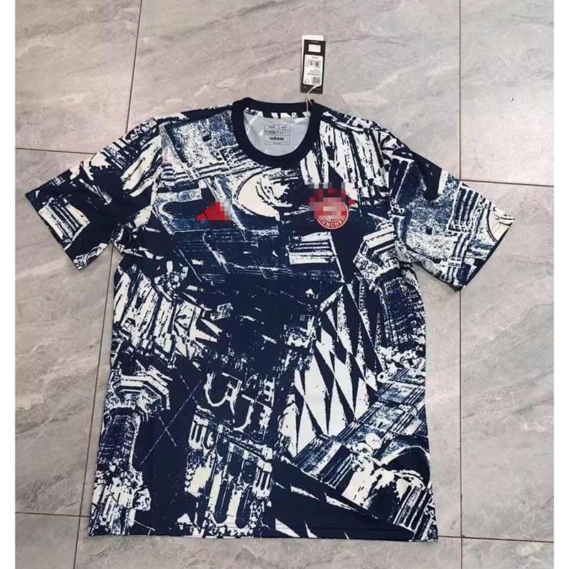 Camiseta de Bayern Múnich 2023/2024 Pre-Match Azul/Blanco